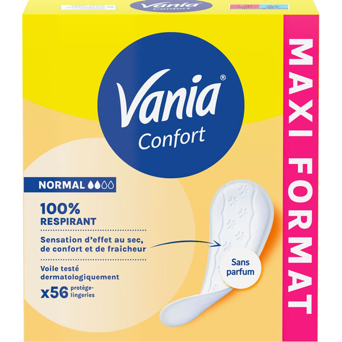 VANIA Confort Protège-slips sans parfum normal
