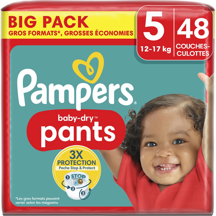 PAMPERS Baby-Dry Pants Couches-culottes taille 5 (12-17 kg)