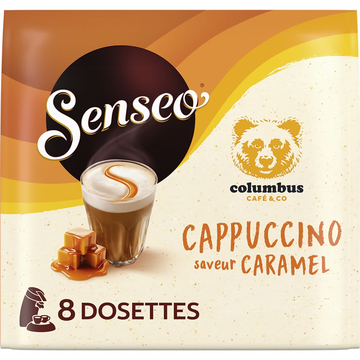 SENSEO Columbus Dosettes de café cappuccino saveur caramel