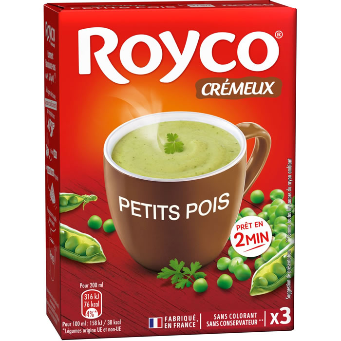 ROYCO Soupe instantanée aux petits pois