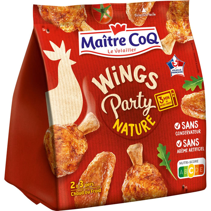 MAITRE COQ Wings Party Manchons et ailerons de poulet nature