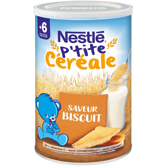 NESTLE P'tite Céréale Céréales en poudre biscuité dès 6 mois