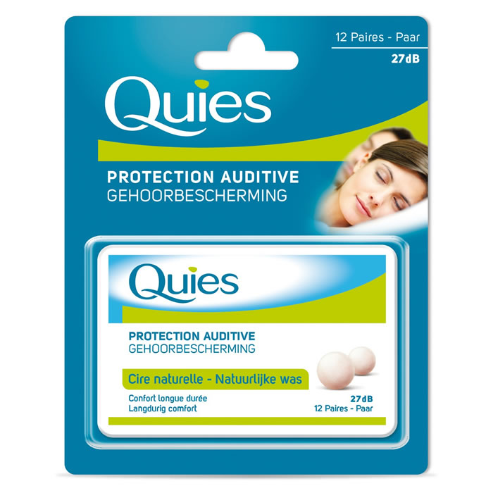 QUIES Protections auditives cire naturelle