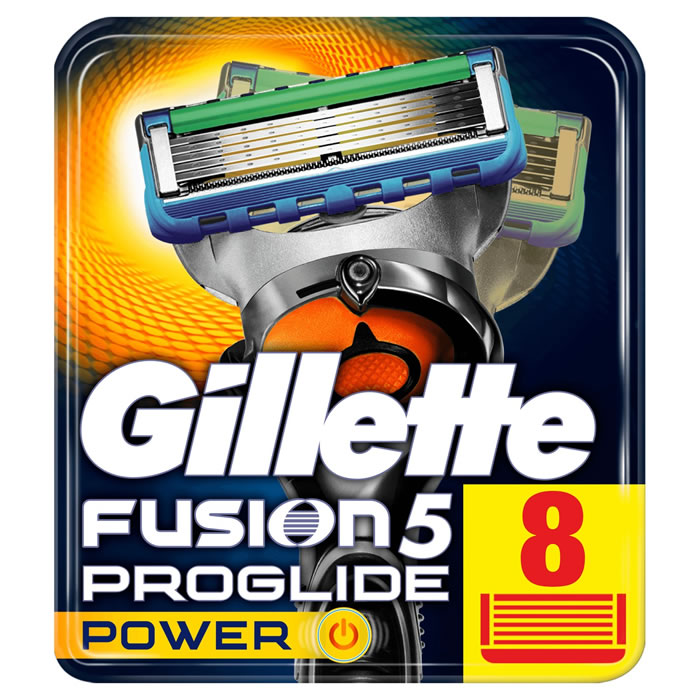 GILLETTE Fusion 5 ProGlide Power Recharge pour rasoir 8 lames