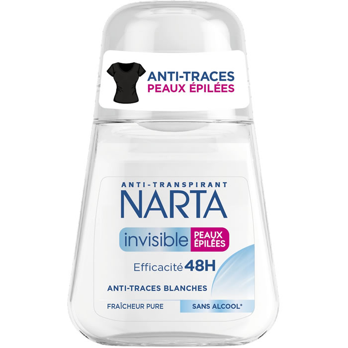 NARTA Déodorant bille anti-traces 48h