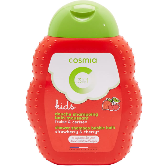 COSMIA Kids Shampoing douche et bain fraise cerise