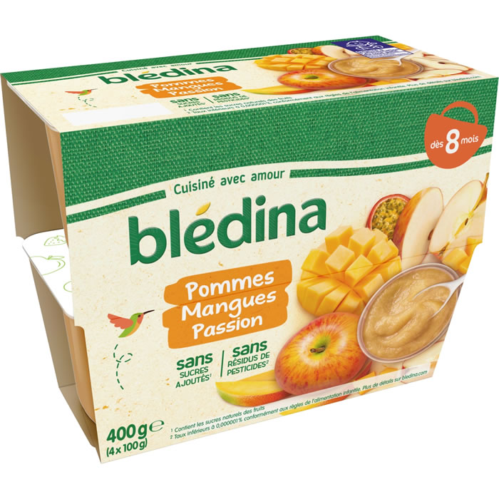 BLEDINA Pommes, mangues et passion dès 8 mois