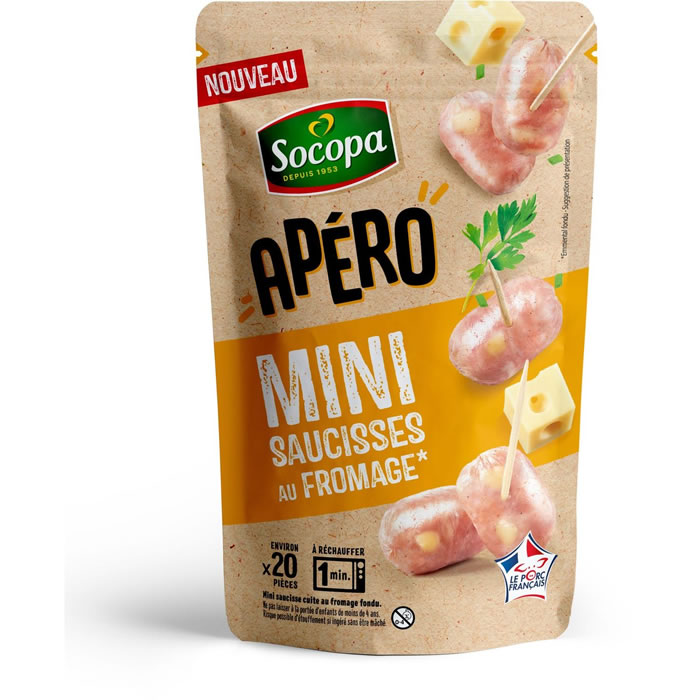 SOCOPA Mini saucisses au fromage