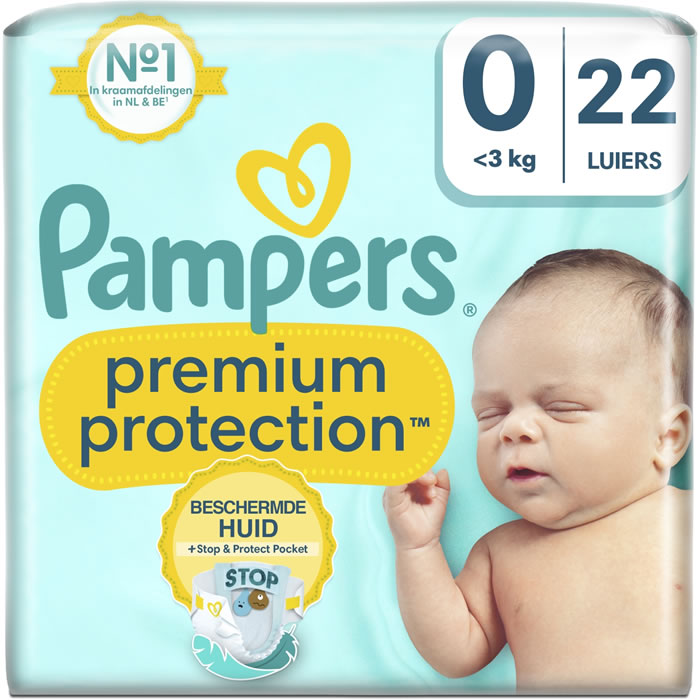 PAMPERS Premium Protection Couches taille 0 (0-3 kg)