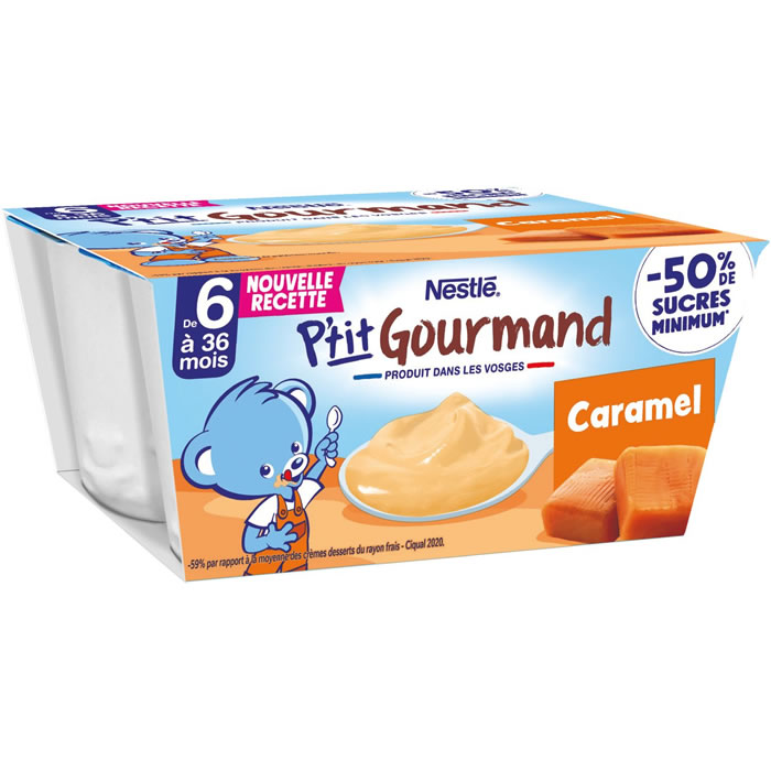 NESTLE P'tit gourmand Dessert au caramel dès 6 mois