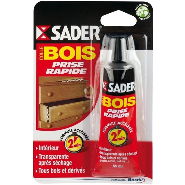 SADER Colle vinylique à bois intérieur
