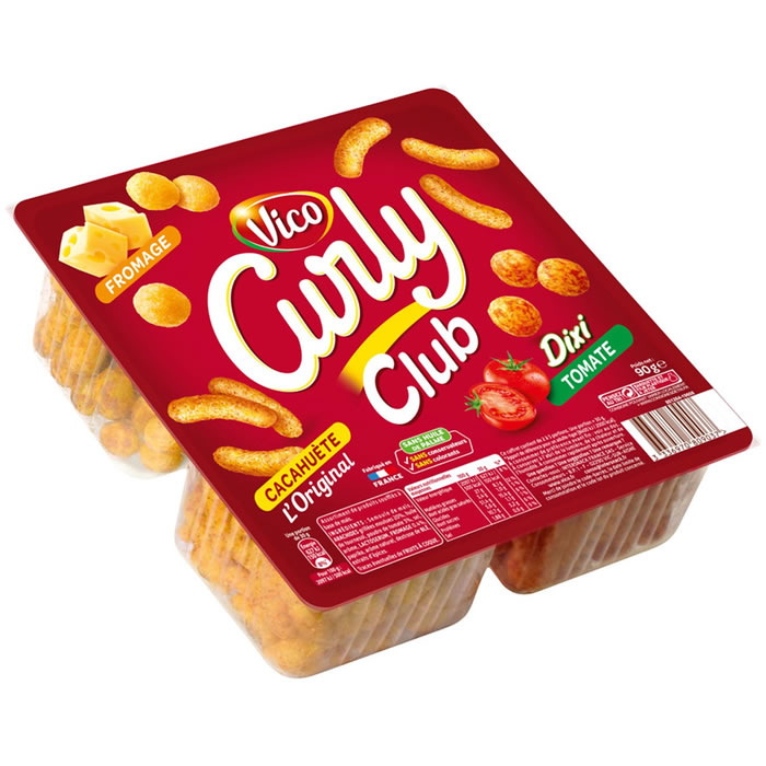 VICO Curly Club Assortiment de biscuits apéritifs