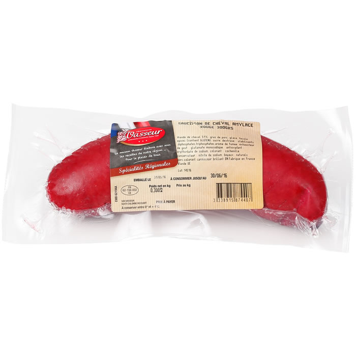 VASSEUR Saucisson de cheval fumé