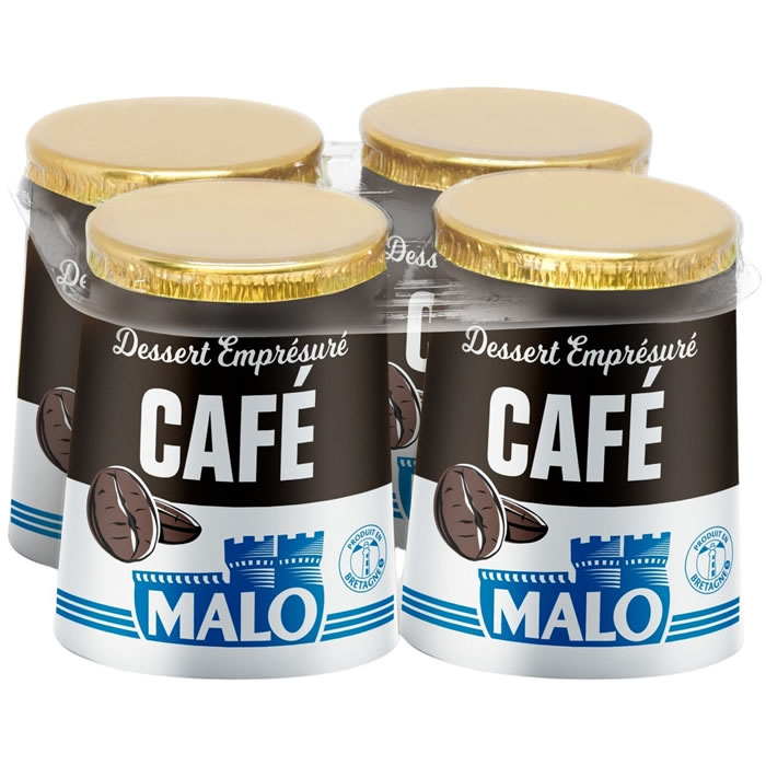 MALO Dessert emprésuré saveur café