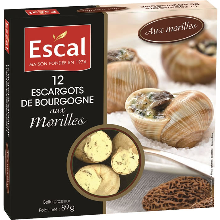 ESCAL Escargots de Bourgogne aux morilles