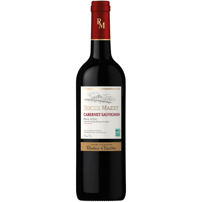 PAYS D'OC - IGP Roche Mazet - Cabernet Sauvignon Vin rouge