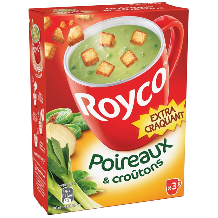 ROYCO Soupe de poireaux et croûtons