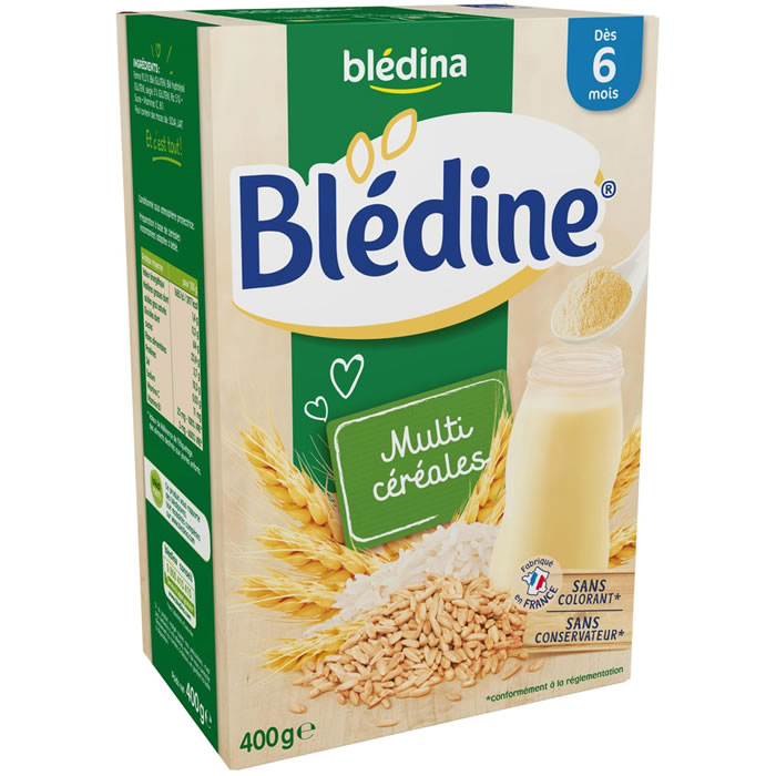 BLEDINA Blédine Céréale en poudre multi-céréales 6 mois