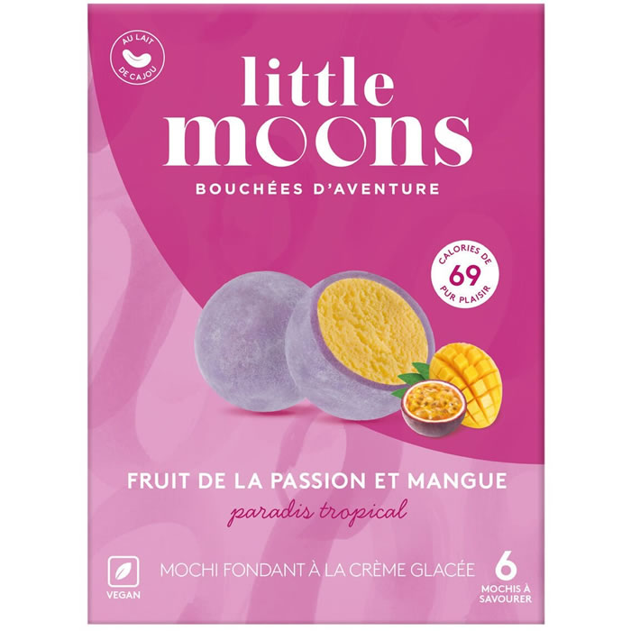 LITTLE MOONS Mochis glacés à la mangue et fruits de la passion