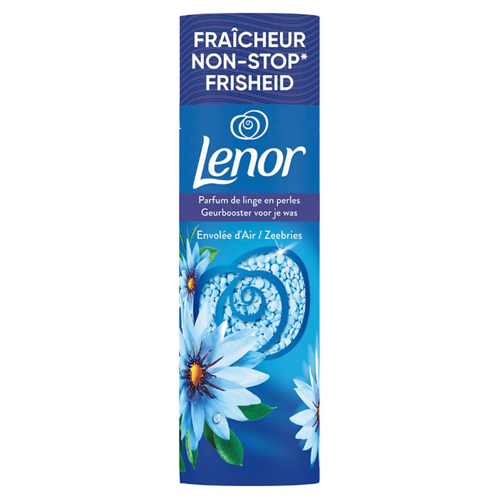 LENOR Parfum de linge adoucissant en billes envolée d'air