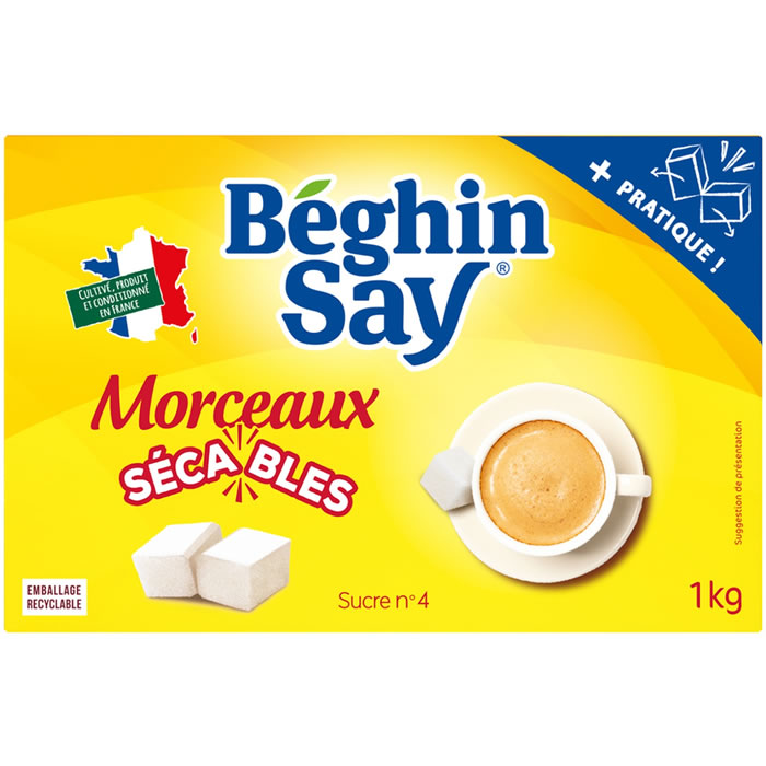 BEGHIN SAY Sucre blanc en morceaux sécables