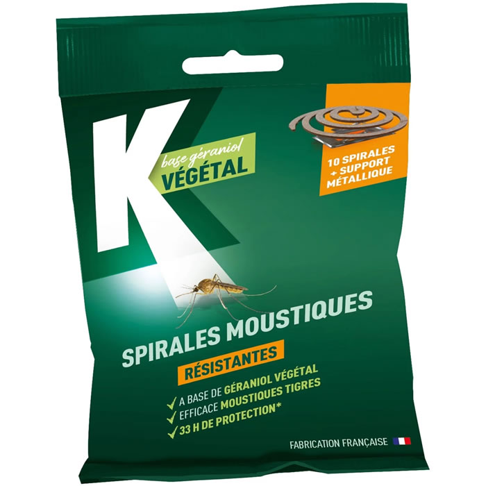 K VEGETAL Spirales anti-moustiques
