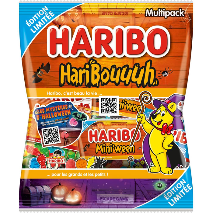 HARIBO Haribouuuh Assortiment de bonbons gélifiés aromatisés