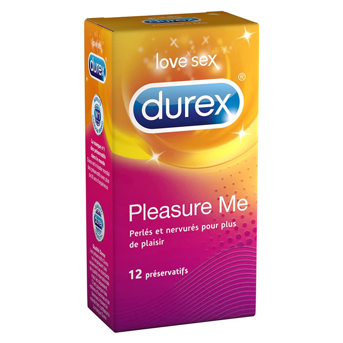 DUREX Pleasuremax Préservatifs perlés et nervurés