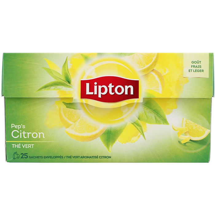 LIPTON Thé vert touche de citron