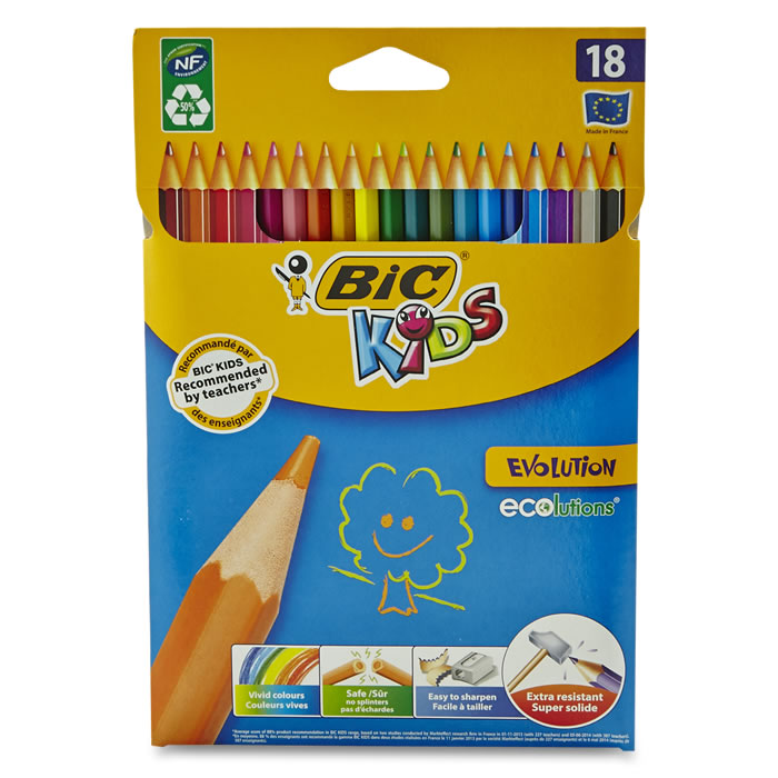 BIC Kids - Evolution Crayons de couleur