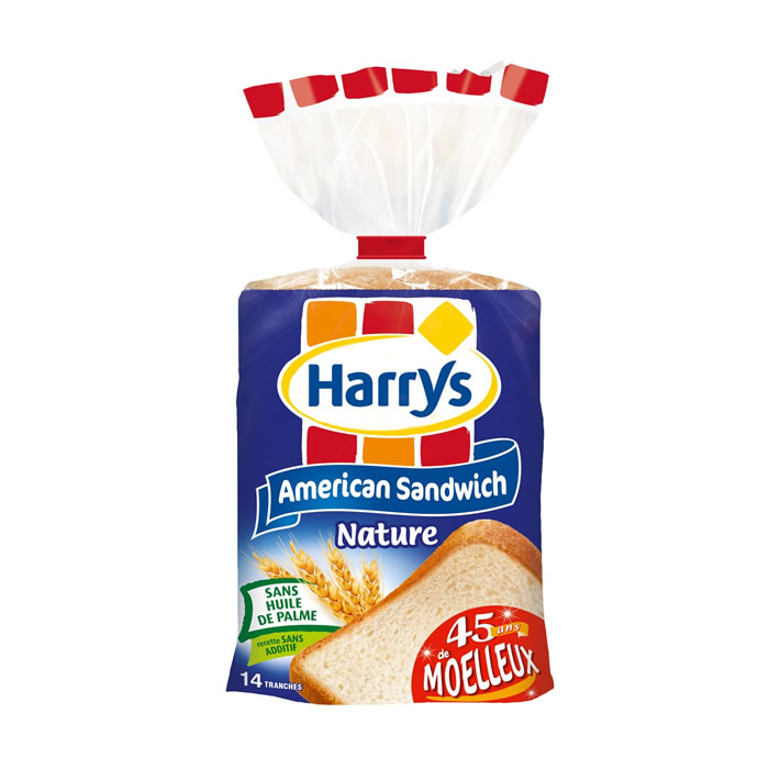 HARRYS American sandwich Pain de mie nature