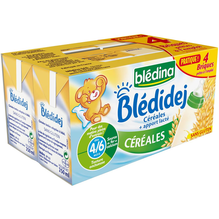 BLEDINA Blédidej Céréales lactées dès 4 mois