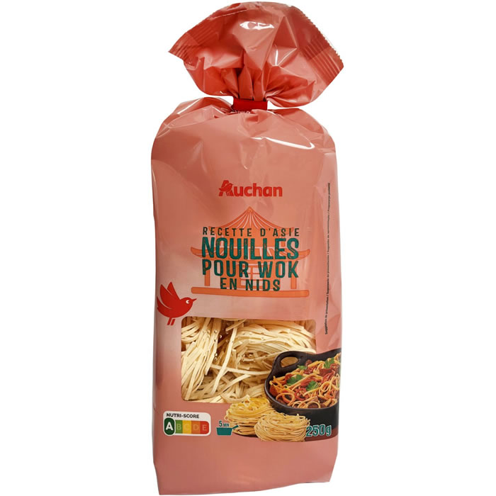 AUCHAN Recette d'Asie Nouilles en nid