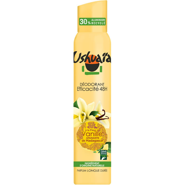 USHUAIA Déodorant spray à la vanille 48h