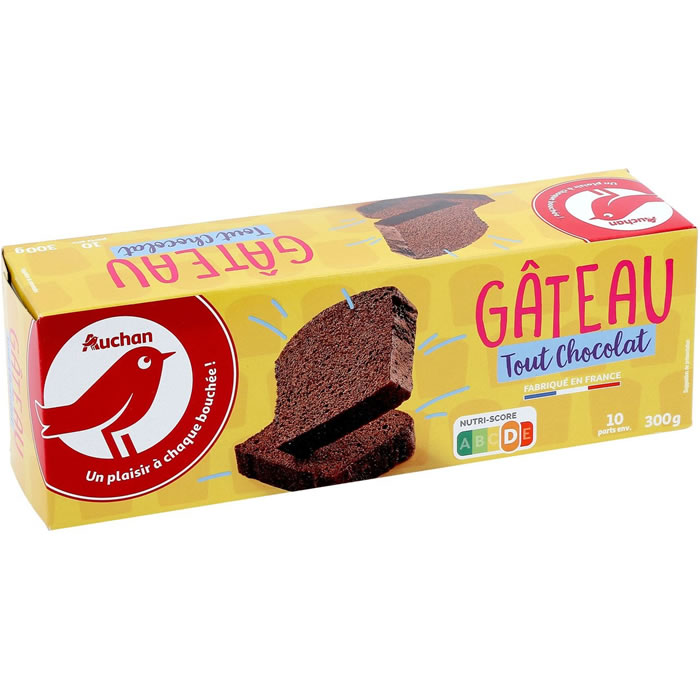 AUCHAN Gâteau tout chocolat