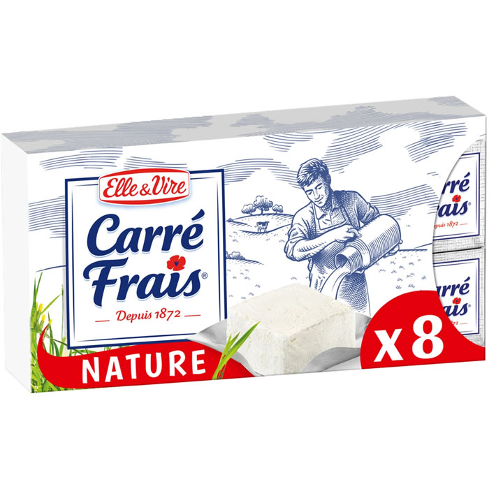 ELLE&VIRE Carré Frais Fromage frais en portions