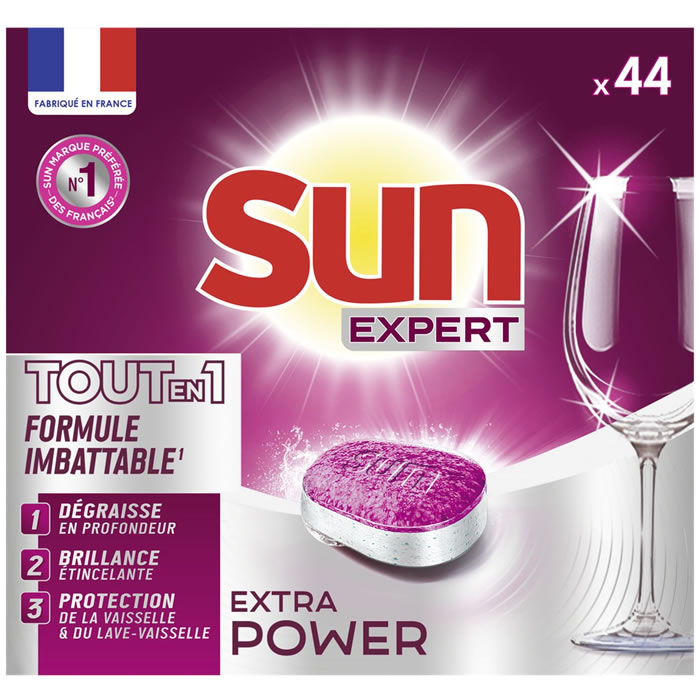 SUN Expert Tout-En-1 Tablettes lave-vaisselle extra power