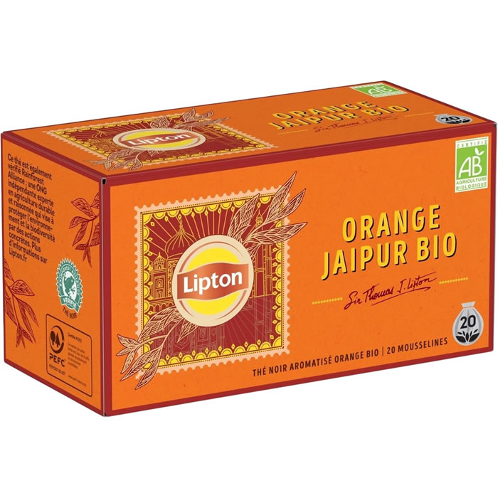 LIPTON Orange Jaipur Thé noir bio