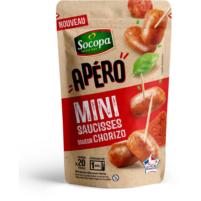 SOCOPA Mini saucisses saveur chorizo