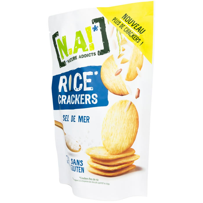 N.A! Rice Crackers de riz au sel de mer