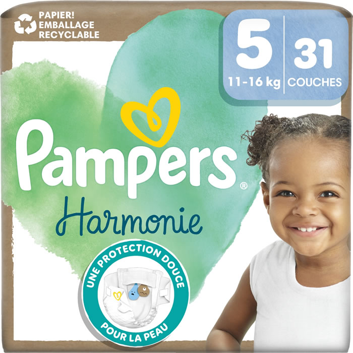 PAMPERS Harmonie Couches taille 5 (11-16 kg)