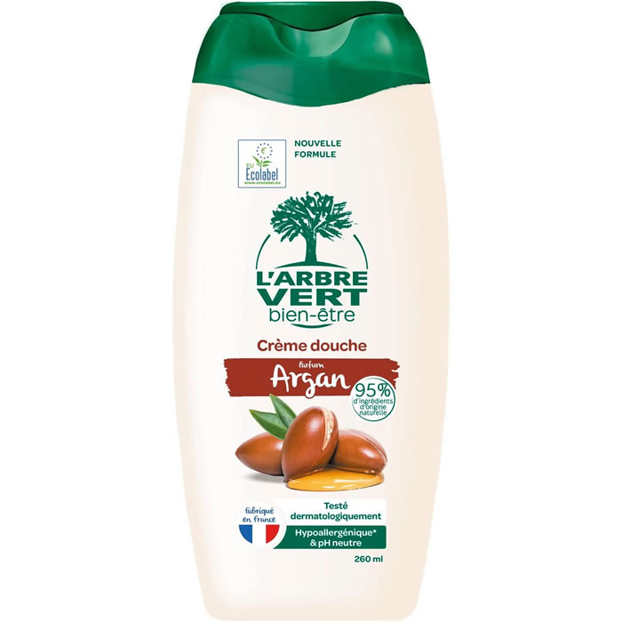 L'ARBRE VERT Crème douche nourrissante aux extraits d'argan