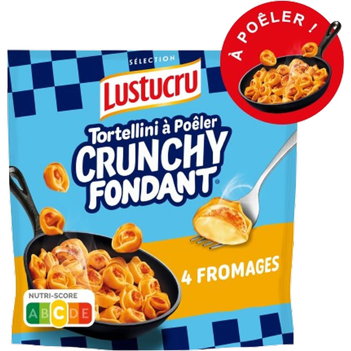 LUSTUCRU Crunchy Fondant Tortellini aux 4 fromages à poêler