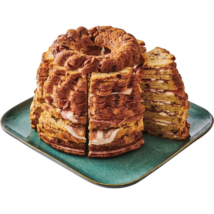 FLUNCH Traiteur Pain surprise jambon cru,jambon fumé et jambon cuit