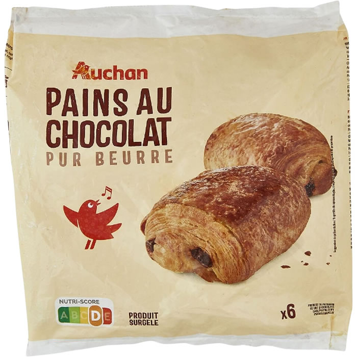 AUCHAN Pains au chocolat pur beurre