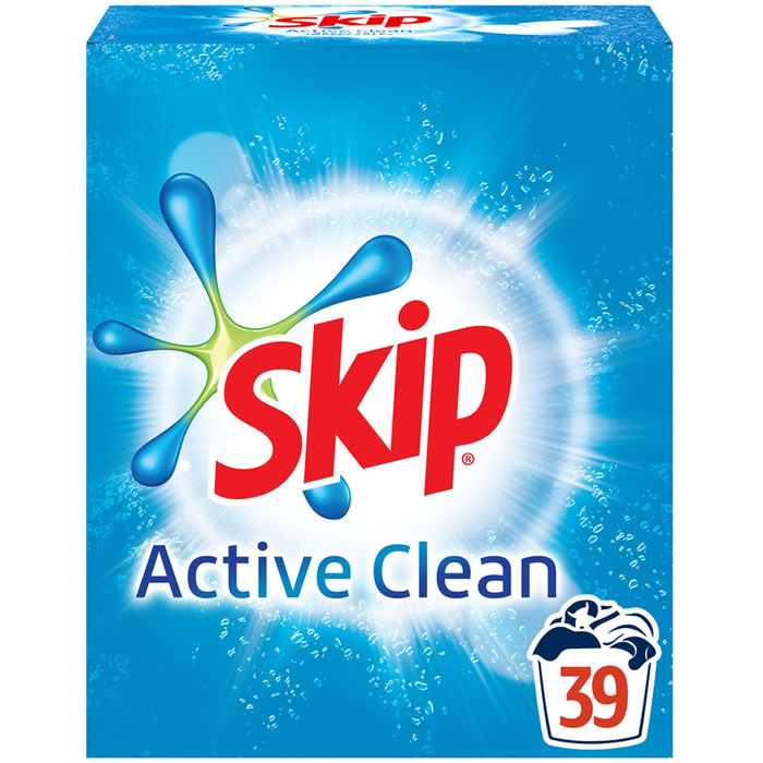 SKIP Active Clean Lessive en poudre