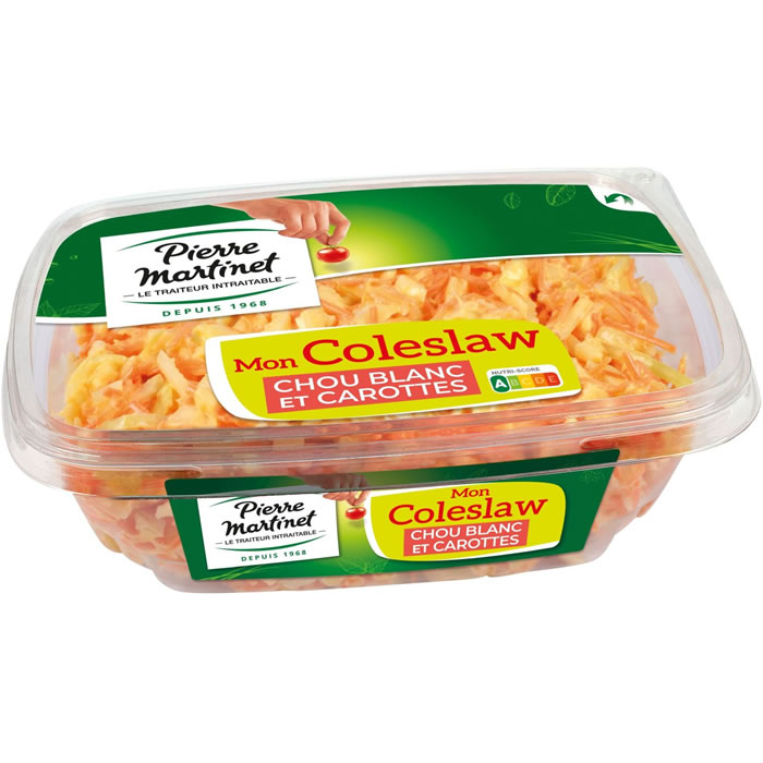 PIERRE MARTINET Coleslaw de chou blanc et carottes