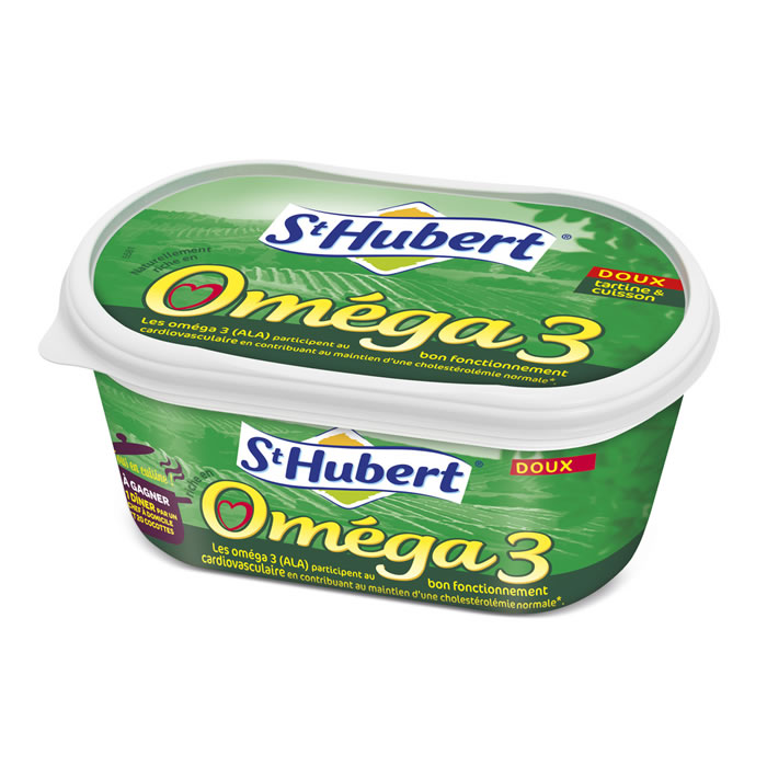 ST HUBERT Oméga 3 Margarine doux pour tartine et cuisson allégée