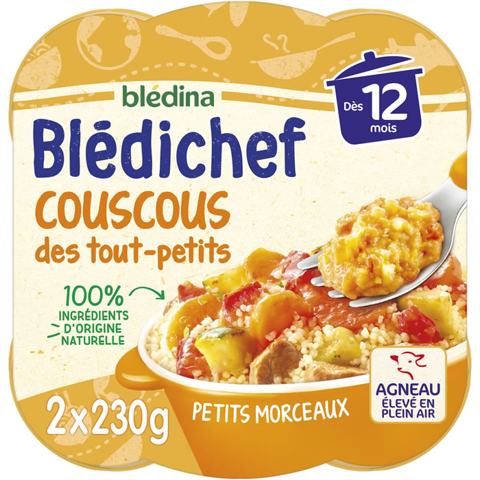 BLEDINA Blédichef Couscous dès 12 mois