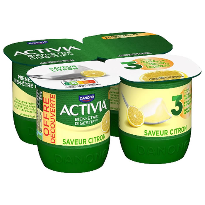ACTIVIA Yaourts bifidus au citron